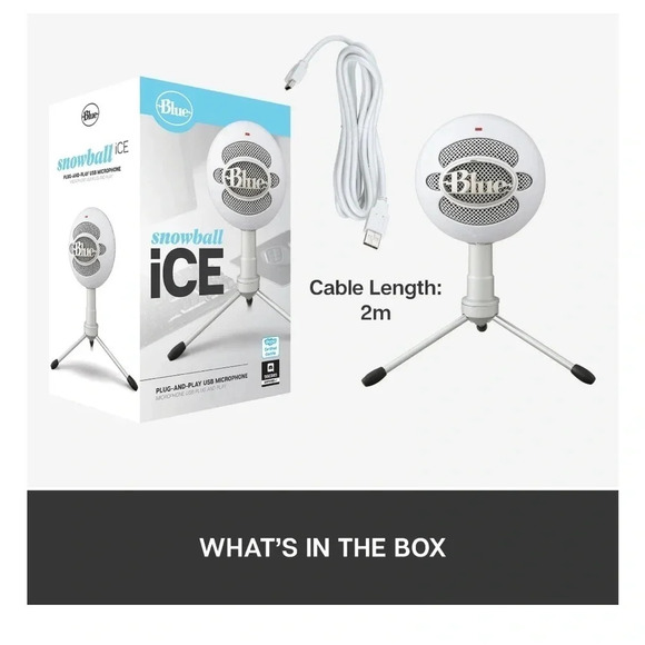 Blue Snowball ice Microphone New in Box - Picture 8 of 8